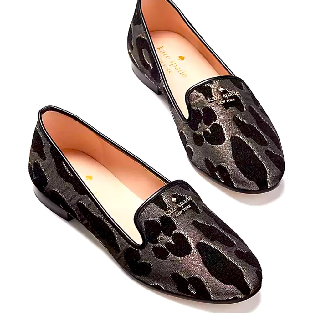 NIB Kate Spade Leopard Claudia Flats size 8